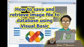 How to save and retrieve image file to database using Visual Basic [upl. by Isaacson]