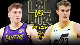 Los Angeles Lakers vs Utah Jazz Full Game Highlights  Nov 19 2024  FreeDawkins [upl. by Ynagoham]