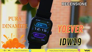 YOEVER IDW19  Chiamate ed ALEXA al polso Questo SMARTWATCH è PAZZESCO [upl. by Mikal]