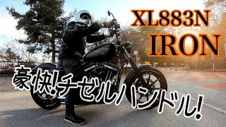 【愛車紹介】学生の乗るハーレー⁉︎ XL883N アイアン2017 [upl. by Simaj]