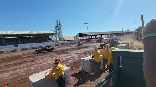 Goldendale 4th of July demolition derby 2024 heat 1 group B [upl. by Ayocal]