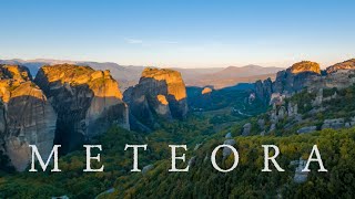 Meteora Greece  Drone flight [upl. by Humo518]