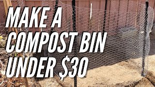 How to make a Compost Bin  Home Composting for Beginners [upl. by Sousa]