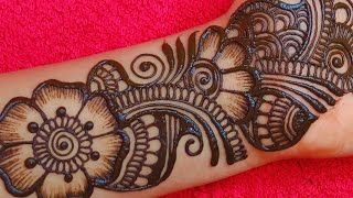 arabic mehndi designs for hands  simple mehndi design front hand  आसान मेहंदी डिजाइन [upl. by Meagan]