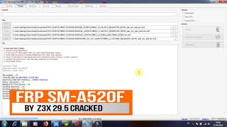 samsung A520F frp A4 BY Z3X 295 BOX CRACK [upl. by Amirak]