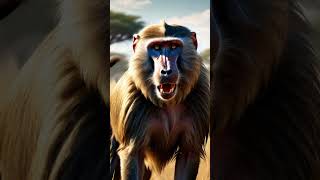 Chimpanzee vs Baboon Primate Showdown [upl. by Adiaj]