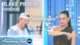 Former NFL Player Blake Proehl Beautifully Sings His Way To An Idol Touchdown  American Idol 2024 [upl. by Oniuqa]