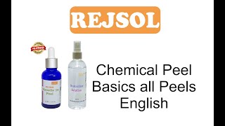 Rejsol Chemical peel Basics of all products of REJSOL Chemical Peels any enquiries WA 9773494509 [upl. by Asaph]