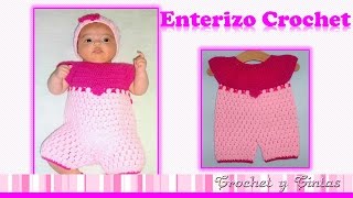 Enterizo tejido a crochet para niñas – Parte 13 [upl. by Edlun]