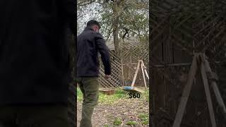 CRKT Chogan tshape A spin before axe throwing for fun [upl. by Ly390]