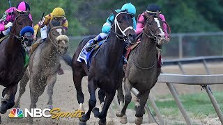 Preakness Stakes 2019 FULL RACE jockey John Velazquez thrown from horse  NBC Sports [upl. by Deck]