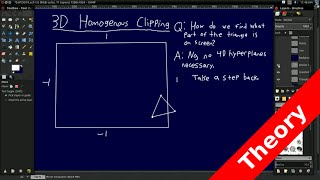 19 3D Software Rendering Tutorial Clipping [upl. by Eiggep]