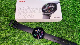 Mibro Lite Smart Watch  Mibro Lite Smart Watch Review  Mibro Lite Smart Watch Unboxing [upl. by Nalo826]