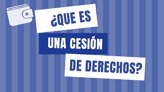 Cesión de derechos [upl. by Urba552]