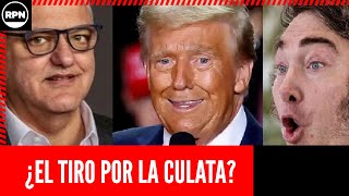 Economista le da una pésima noticia a Milei sobre el triunfo de Trump ¿El tiro por la culata [upl. by Wolenik]