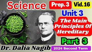 Science Prep 3 Unit 3 The Main Principles Of Hereditary Part 3 ساينس تالتة اعدادى الترم الثانى [upl. by Kalle]