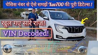 decode VIN PDI Secrets🔥chassis number will tell everything of car चेसिस नंबर मैं सारे राज must [upl. by Schreiber]