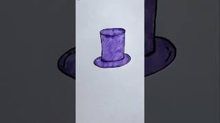 Top hat drawing youtubeshorts shortvideo shortfeed drawingideas easydrawing [upl. by Atile]