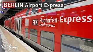 TRIP REPORT  FEX Berlin Flughafen Airport express  Berlin Hbf to Brandenburg Airport  DB Regio [upl. by Enrobialc]