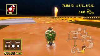 Mario Kart Wii CTGP Classic  Bowsers Fortress Staff Ghost  247185 [upl. by Delisle]