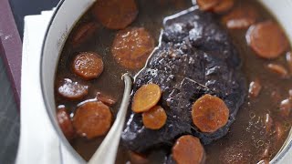 Recette  Bourguignon de joue de bœuf [upl. by Ehr309]