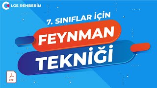 7 Sınıflar için Feynman Tekniği  7 Sınıf Öğrenci Günlük Çalışma Planı  Ders Çalışma Tekniği [upl. by Enaols408]