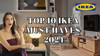 Top 10 Designer Approved LUXURY Ikea Must Haves for Fall 2024  Nina Takesh [upl. by Yumuk]