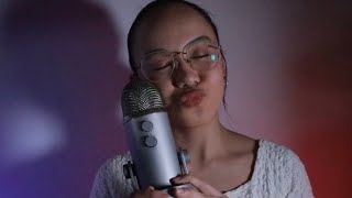 ASMR Wet amp Dry Mouthsounds For Tingles 🫠 spit painting mic blowing amp inaudible whispering [upl. by Lewison868]