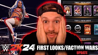 NEW FACTION WAR REWARDS  WWE2K24 FIRST LOOKS SCREENSHOTS amp MORE [upl. by Annad]