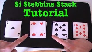 Si Stebbins Stack  Magic Tutorial [upl. by Aiz]