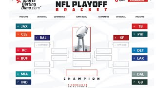 NFL Playoff Bracket Predictions After week 17 [upl. by Amethist504]