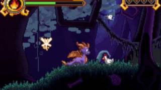 The Legend of Spyro The Eternal Night GBA  1 in 5 Secret Swamp [upl. by Anayit970]