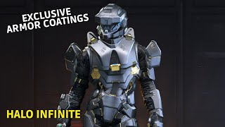 Top 10 Most Exclusive Armor Coatings in Halo Infinite [upl. by Ackerley]