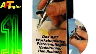 Tipps  Pflege u Tuning Airbrushpistole  Komplett  Tips  Care and Tuning an airbrushgun [upl. by Gelasias]