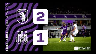 K BEERSCHOT VA 21 RSC ANDERLECHT  HIGHLIGHTS [upl. by Goetz]