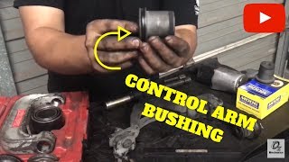 How to replace control arm bushings [upl. by Drofdarb]