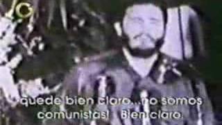 CUBA  FIDEL quotNO SOMOS COMUNISTASquot [upl. by Acinnod157]