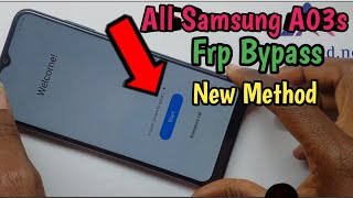 All Samsung A03s Frp Bypass Without PC Fix Samsung Could Update Unlock Google Account A03s [upl. by Eirehs]