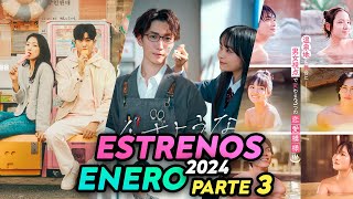 🍿 Estrenos DORAMAS ENERO 2024 CINE ASIÁTICO y más  PARTE 3 FINAL [upl. by Ical]