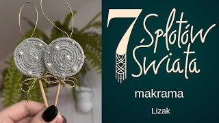 MAKRAMA lizak na choinkę [upl. by Karilynn]