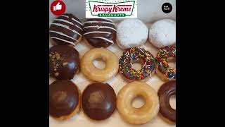 Donuts  Krispy Kreme Doughnuts  yummy 🍩 😋 [upl. by Reywas942]