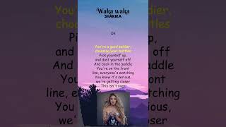 Shakira  Waka Waka Lyrics shorts [upl. by Aneelahs]