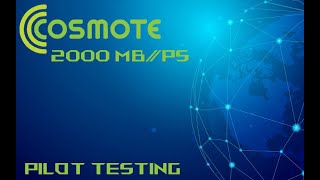 Cosmote Fiber Optical 2000 mbps  Pilot Test with FritZ Box 5530 [upl. by Kalbli186]