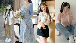 Shopee haul  Unboxing tổng hợp quần áo đi học  đi chơi siêu xinh giá rẻ cho hssv trên shopee  P5 [upl. by Bruell]