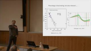 Tree phenology and climate change  WSL Distinguished Lecture Prof Dr Ivan Janssens  6122016 [upl. by Eustacia]