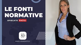 Le fonti normative spiegate facili  Studiare Diritto Facile [upl. by Lewellen510]