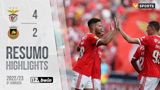 Highlights  Resumo Benfica 42 Rio Ave Liga 2223 9 [upl. by Issak]