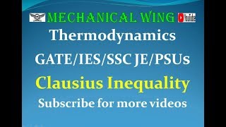 Thermodynamics Lecture 12 Clausius Inequality GATEIESSSC JEPSUs [upl. by Yxel592]