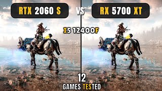 RTX 2060 Super vs RX 5700 XT  i5 12400F  1080p  DLSSFSR  Test In 12 Games [upl. by Ecirad457]