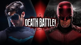 Nightwing VS Daredevil DC VS Marvel  DEATH BATTLE [upl. by Illac]